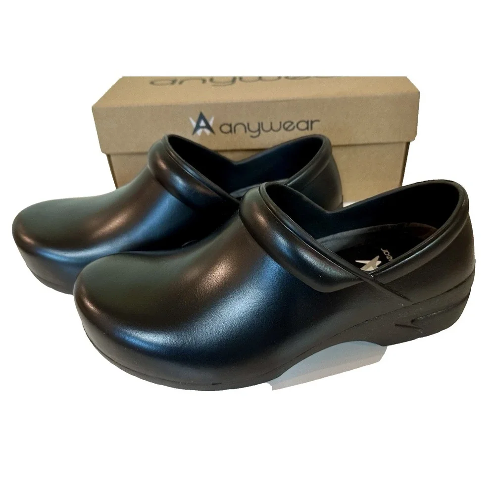 Anywear Guardian Angel Slip‎ Resistant Stepin Clogs Shoes Womens Size 6 Open Box_4